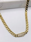 Cadena Mónaco 14k,  40cm x 6.7mm