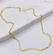 Cadena cubana 14k, 60cm x 3.1MM