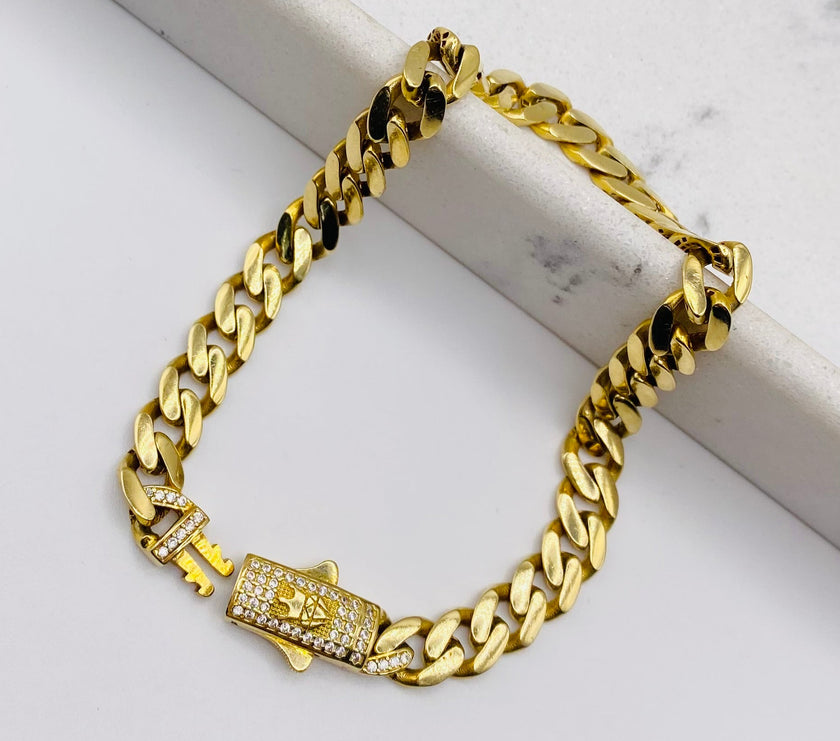 Guillo Mónaco 14k, 22cm x 7mm