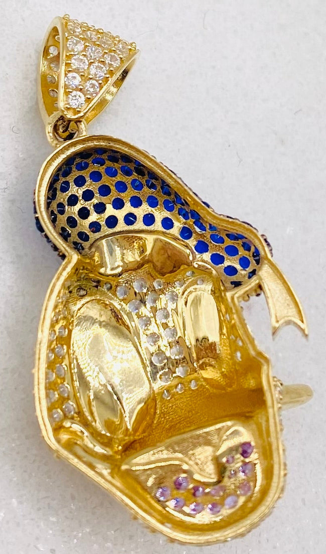 Medalla 14k. 4cm x 2cm