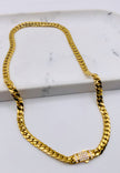 Cadena Mónaco 18k,  60cm x 8.4mm