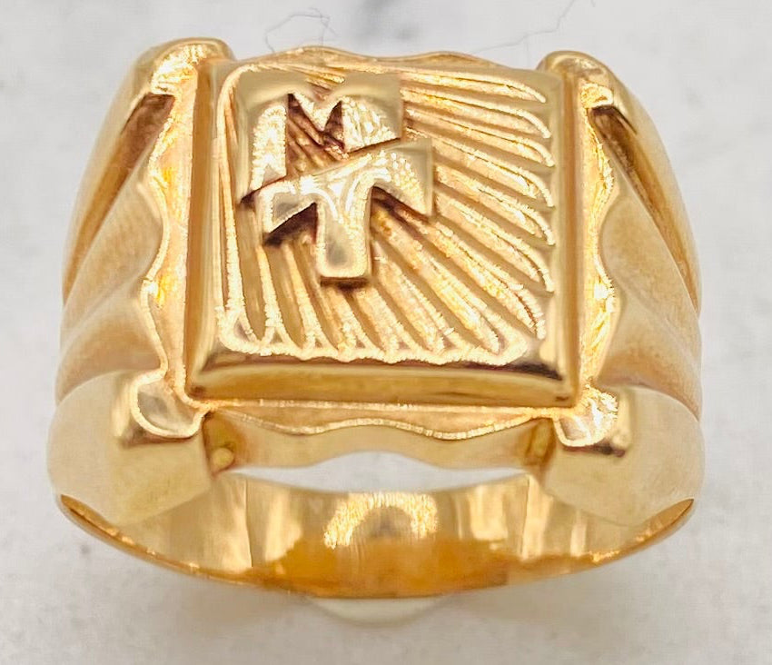 Anillo 18k, talla#28