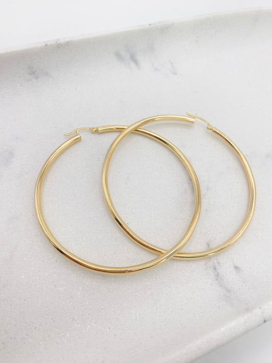Argollas 14k