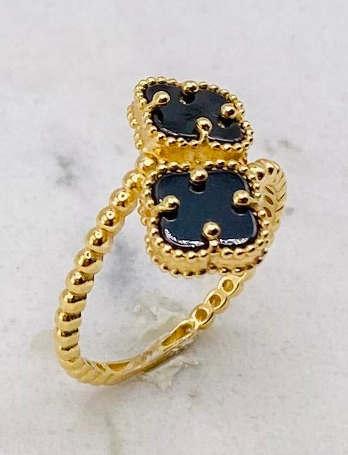 Anillo tipo vancleef talla17, 14k