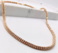 Luna ice rosa 14k, 60cm x 4.9mm