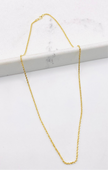 Cadena soga 18k, 44cm x 1.5mm