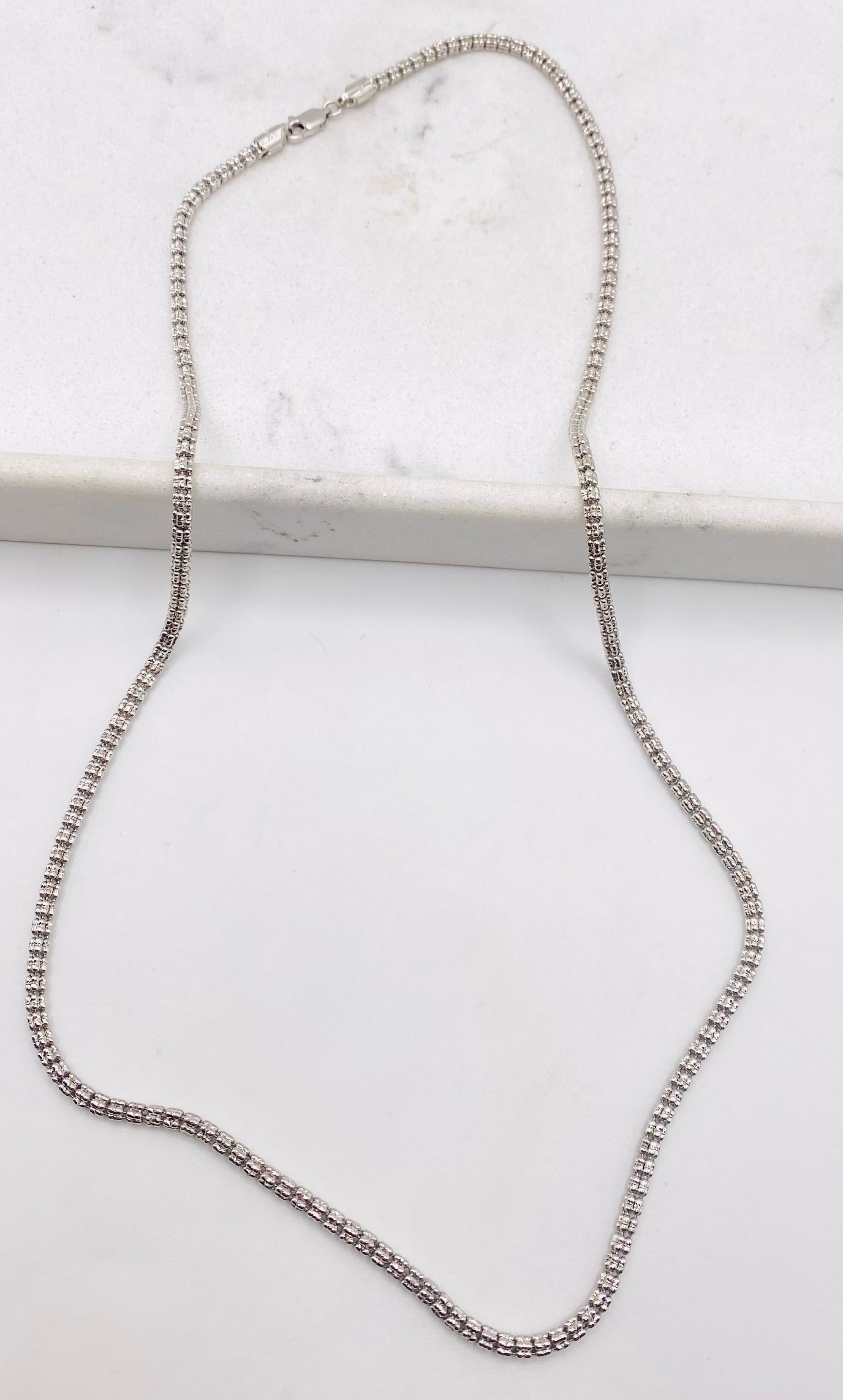 Cadena luna ice 14k, 60cm x 3.1mm