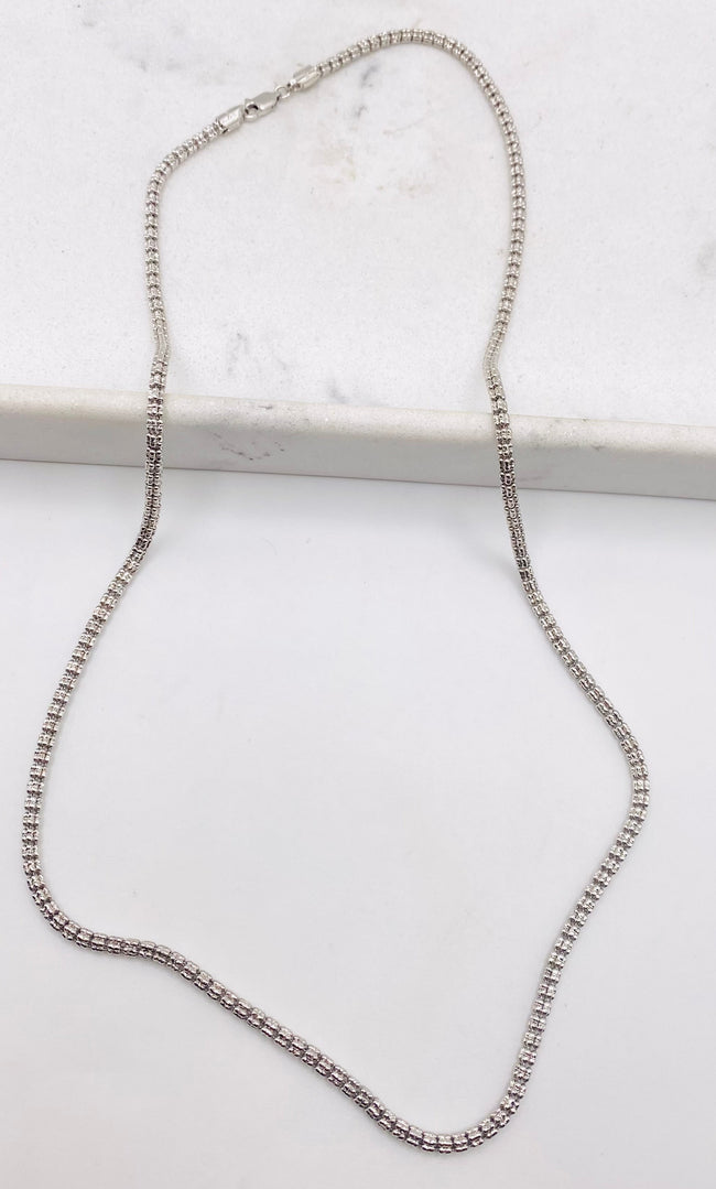 Cadena luna ice 14k, 60cm x 3.1mm