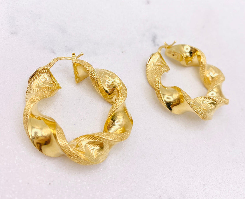 Aretes 18k