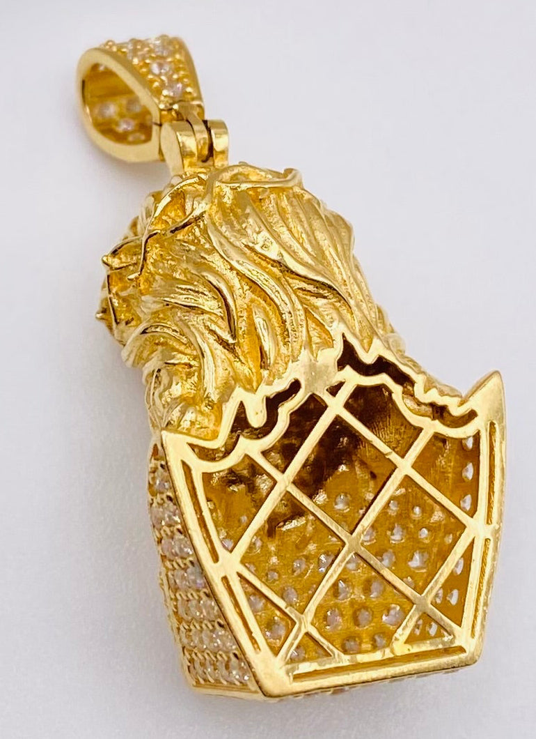 Cara de cristo 14k, 3.5cm x 1cm