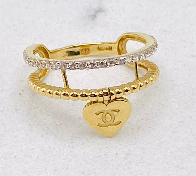 Anillo 14k, talla 15