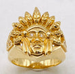 Anillo indio talla#25, 14k